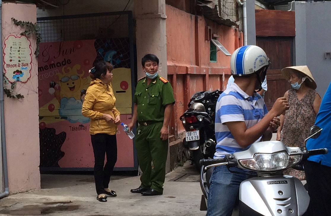 Phat hien tu thi loa the o trung tam Sai Gon hinh anh