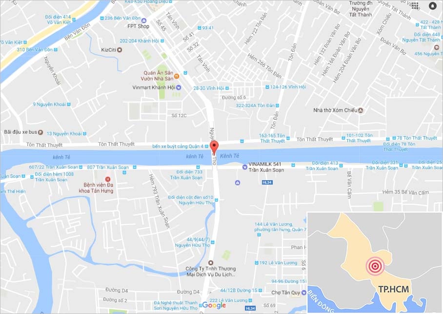 xe container tông xe buýt ở sài gòn ảnh 3 xe container tong xe buyt o sai gon anh 3