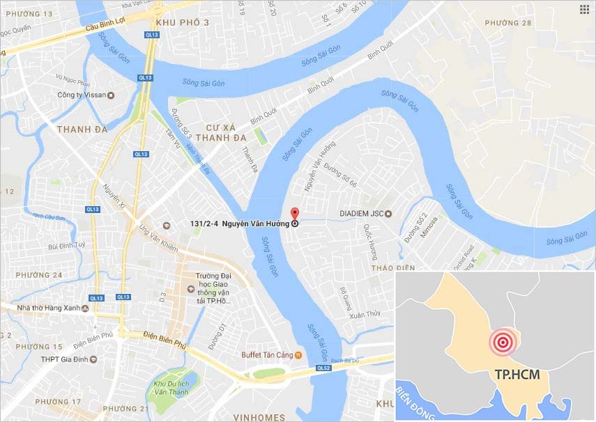 Hai nguoi boc chay o Sai Gon anh 2