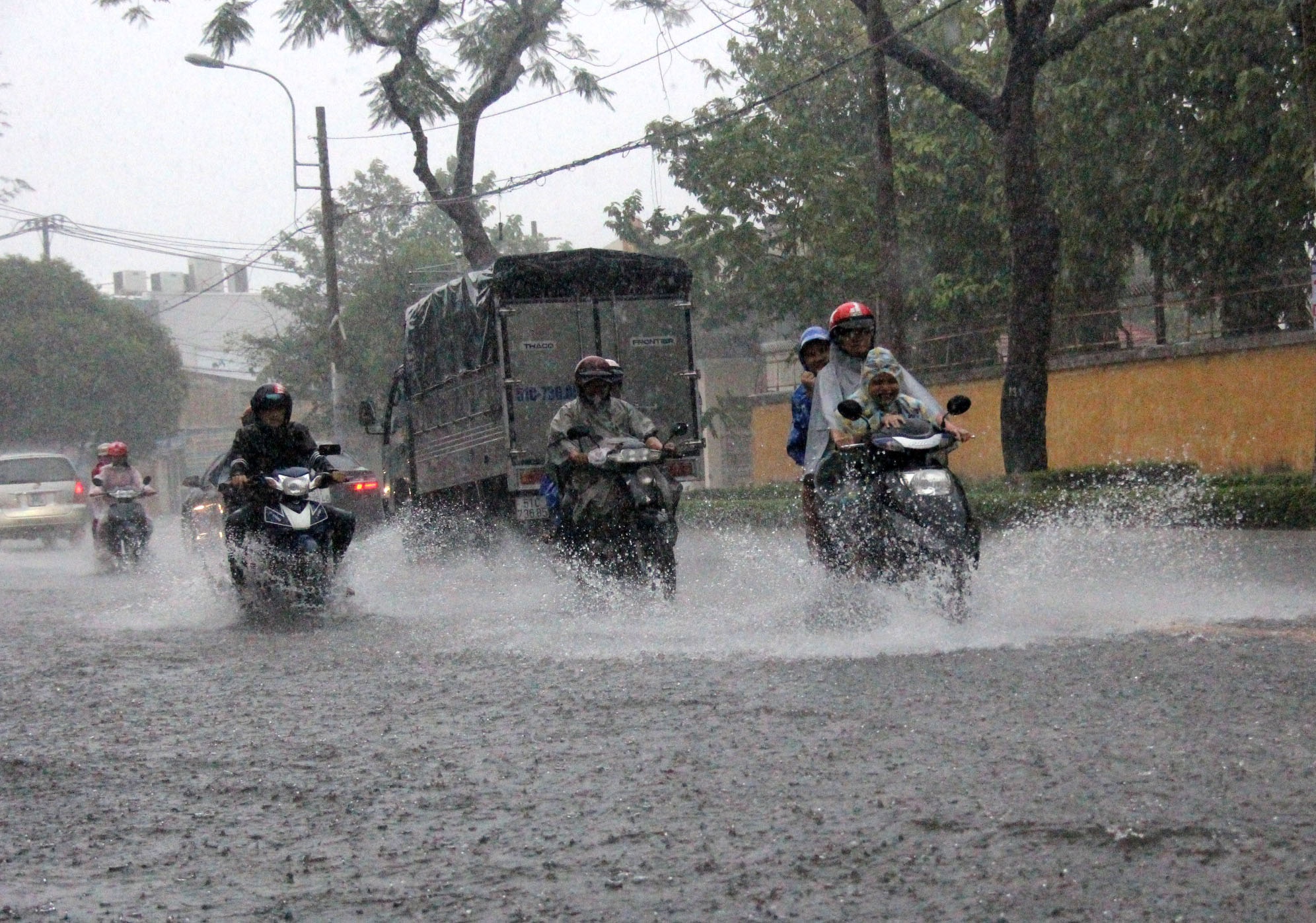 Mua lon giua mua kho tai Sai Gon hinh anh