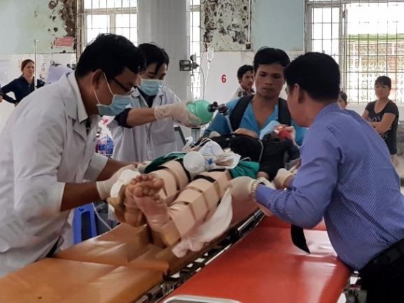 Nghi van tai xe buon ngu trong vu tai nan 6 nguoi chet o Tay Ninh hinh anh