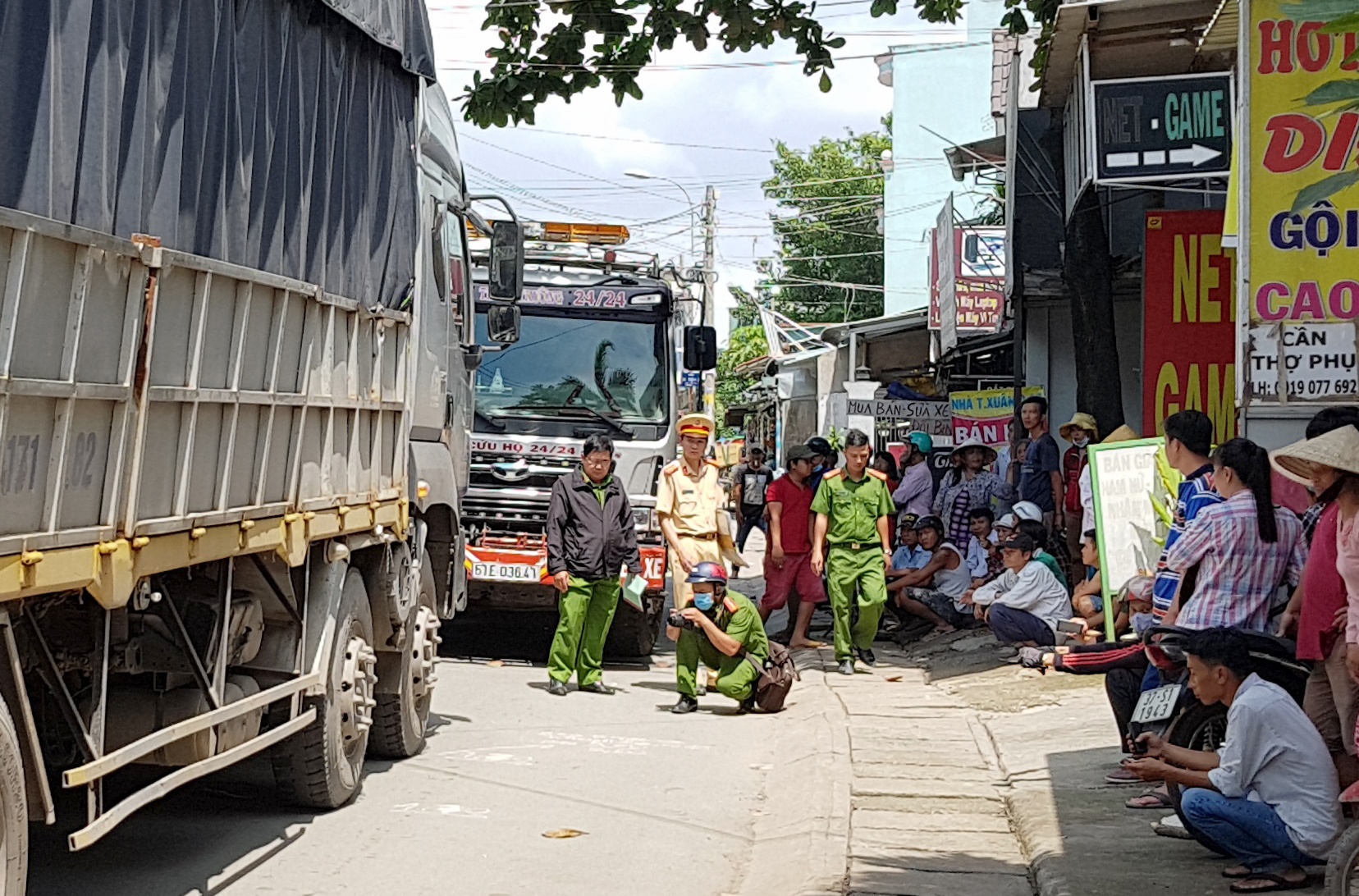 xe tai can chet nguoi o sai gon anh 1