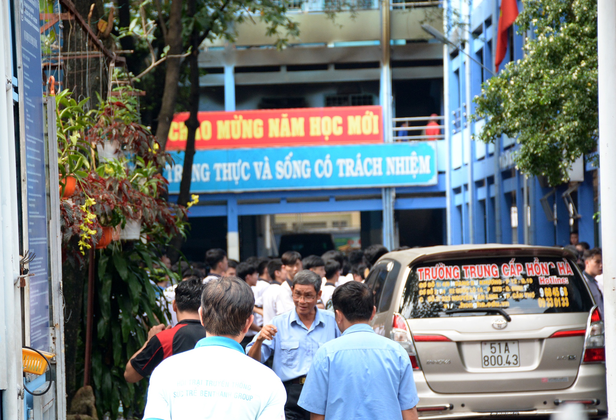 cháy trường cấp 3 ở sài gòn ảnh 1 chay truong cap 3 o sai gon anh 1