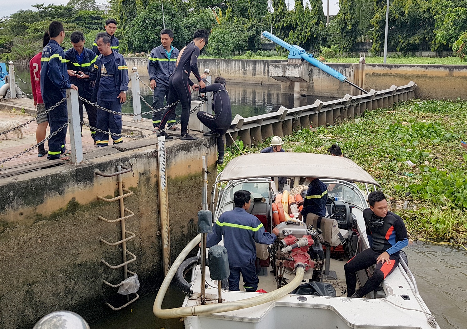 Co gai 20 tuoi nghi nhay cau Binh Trieu tu tu hinh anh
