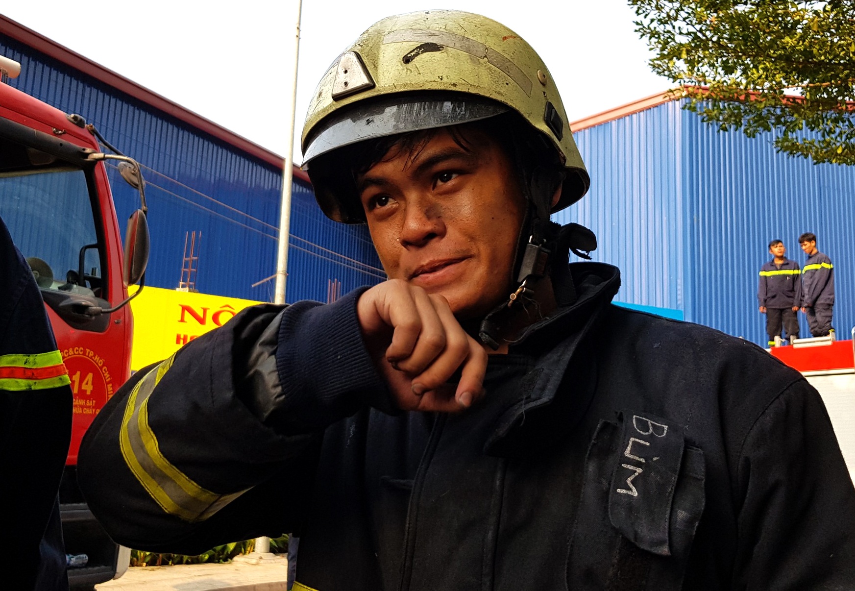 Nhung nguoi hung cuu hang tram nan nhan vu chay chung cu Carina Plaza hinh anh