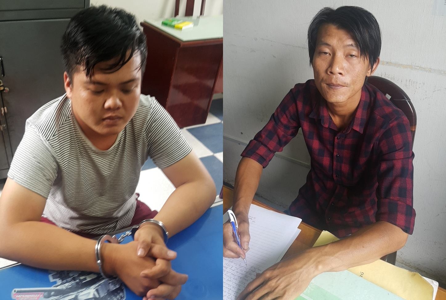 Bat 2 nghi can cuop Ngan hang ABbank o Sai Gon hinh anh