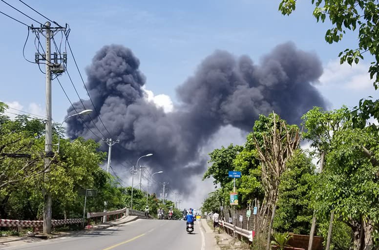 Khoi lua ngun ngut tai cong ty mut xop o Sai Gon hinh anh