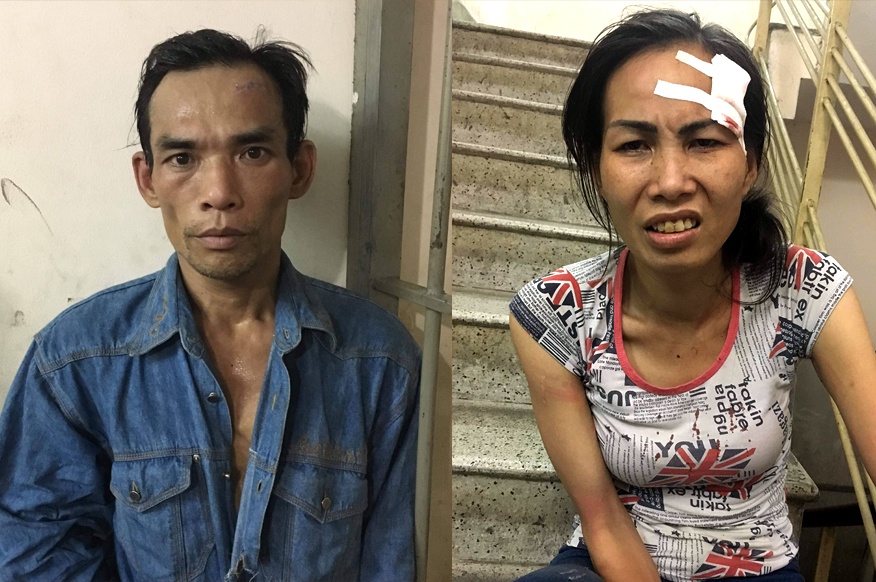 Canh sat no sung bat doi nam nu thu dao di cuop o Sai Gon hinh anh