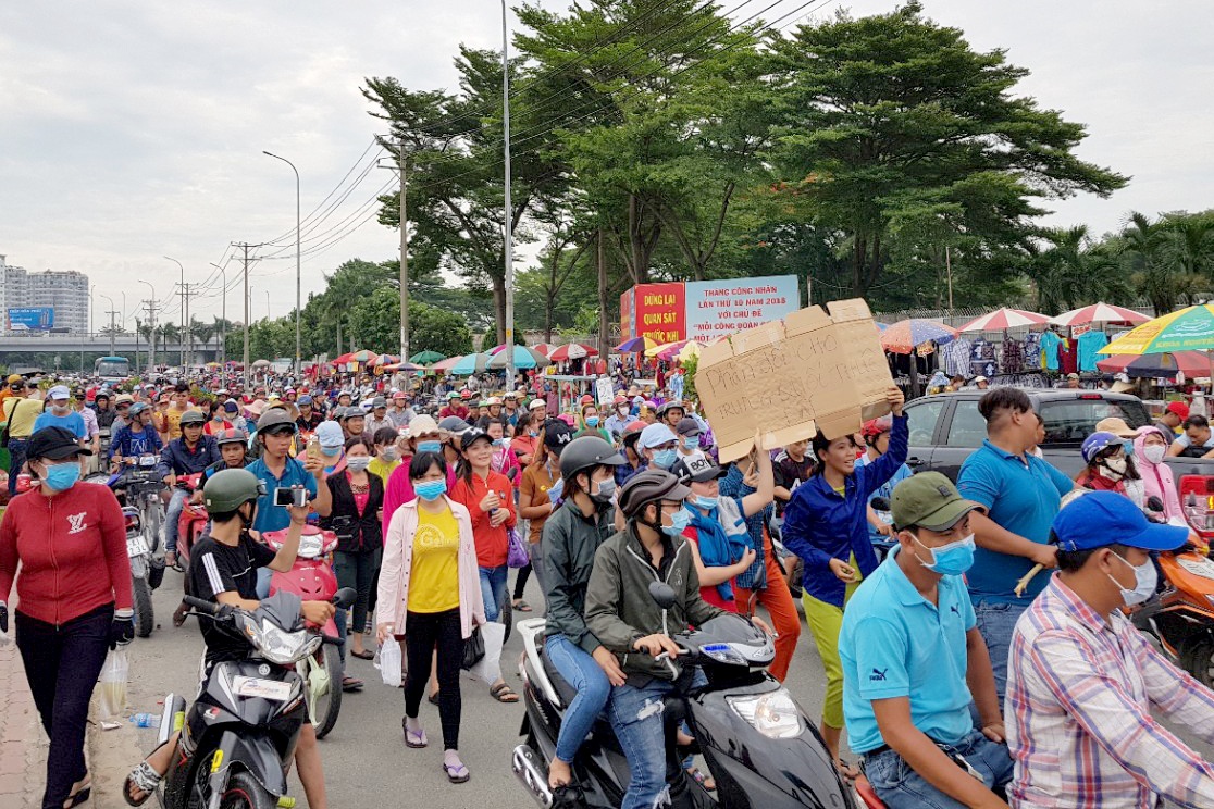 Cong an TP.HCM: ‘Co am muu kich dong cong nhan bieu tinh’ hinh anh