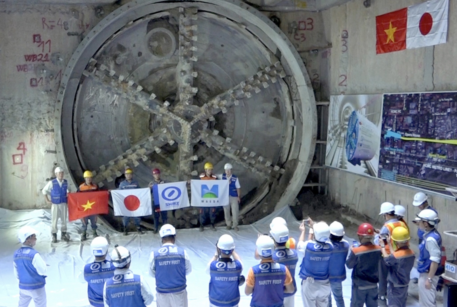 Ham metro thu 2 o Sai Gon hoan thanh hinh anh