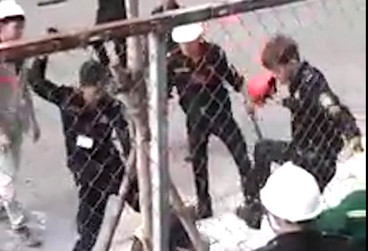 bảo vệ đánh công nhân ở sài gòn ảnh 1 bao ve danh cong nhan o sai gon anh 1