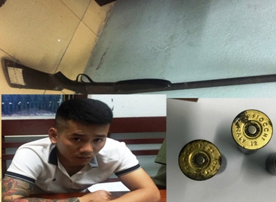 Bi bat khi mang sung den quan karaoke 'xu' doi thu hinh anh