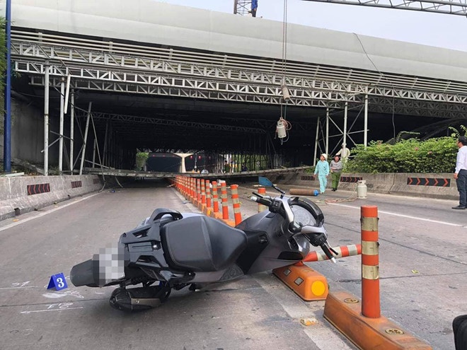 sập giàn giáo hầm thủ thiêm ảnh 2 sap gian giao ham thu thiem anh 2