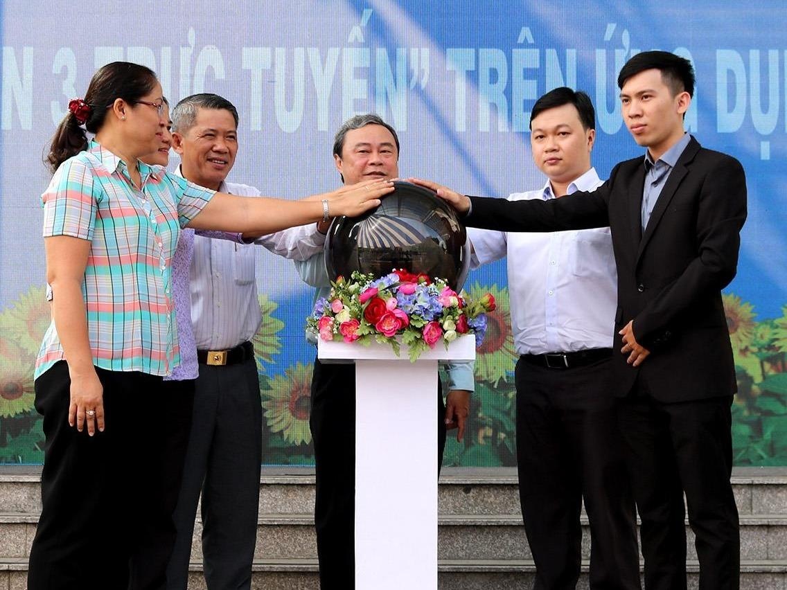 Quan dau tien o Sai Gon ung dung Zalo vao dich vu cong hinh anh