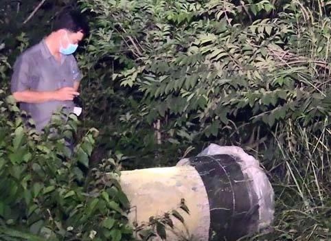 Tim thay them khoi be tong chua thi the nguoi o Binh Duong hinh anh