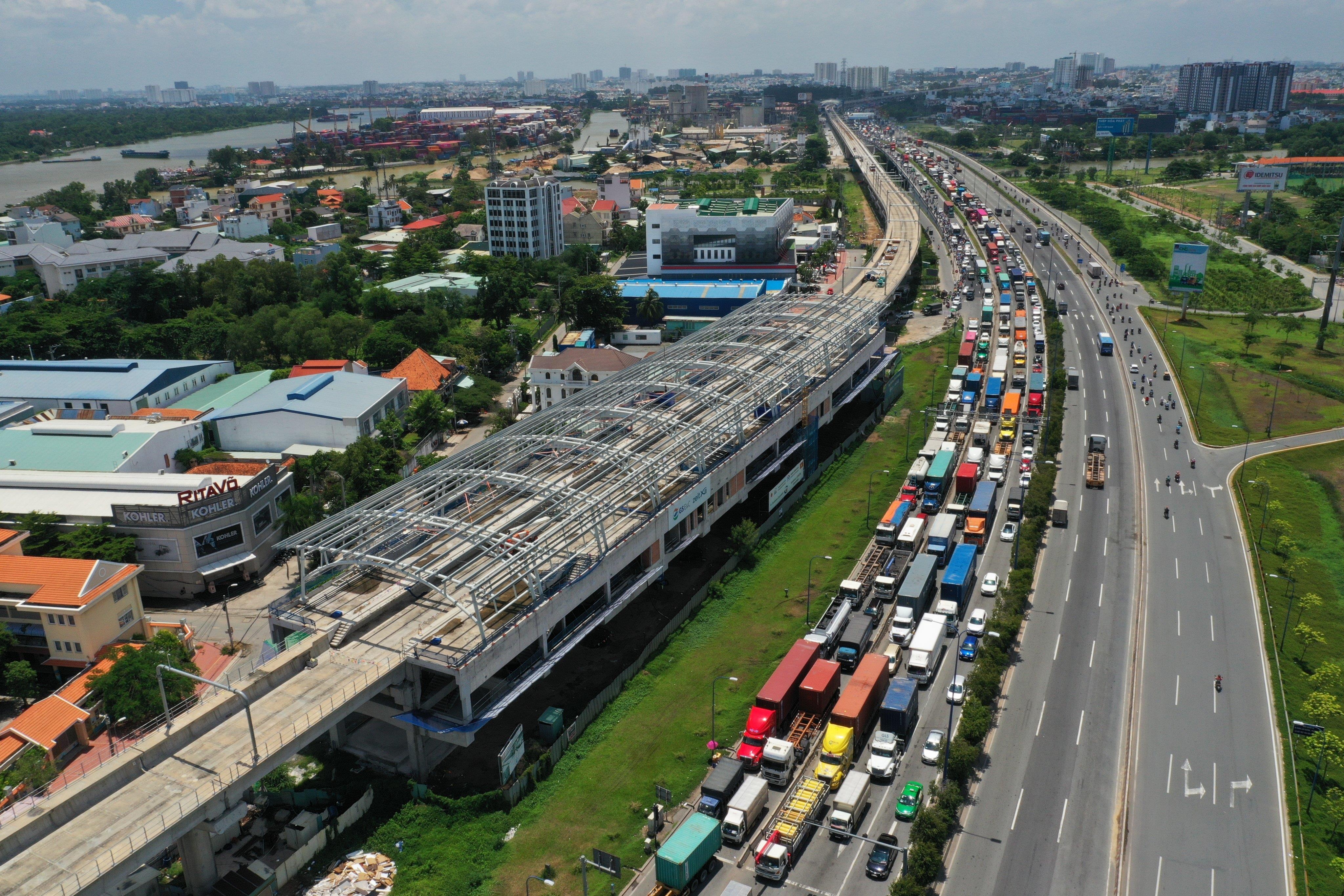 kẹt xe ở sài gòn ảnh 2 ket xe o sai gon anh 2