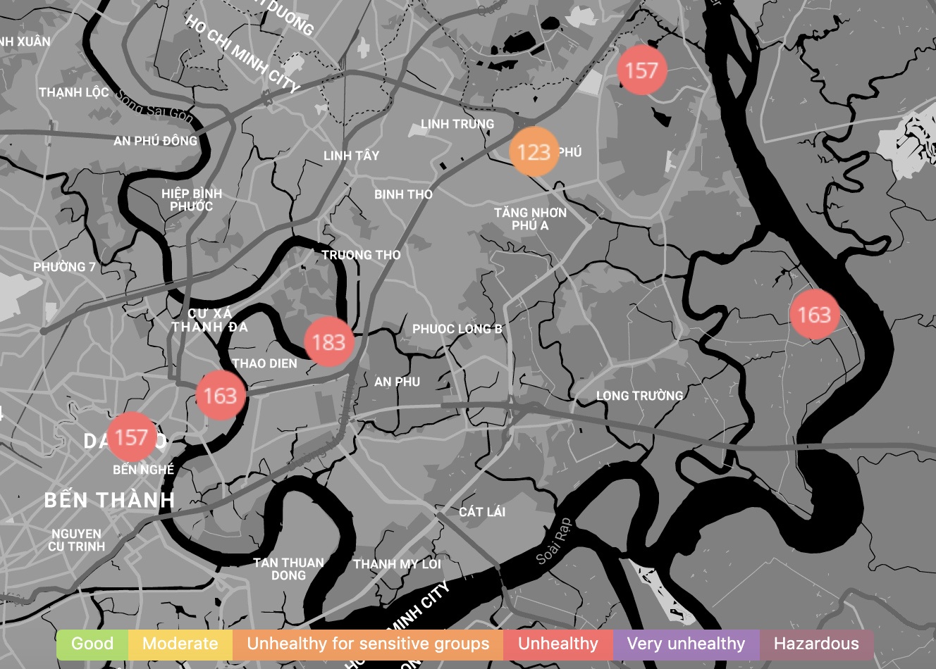 suong mu o TP.HCM anh 1