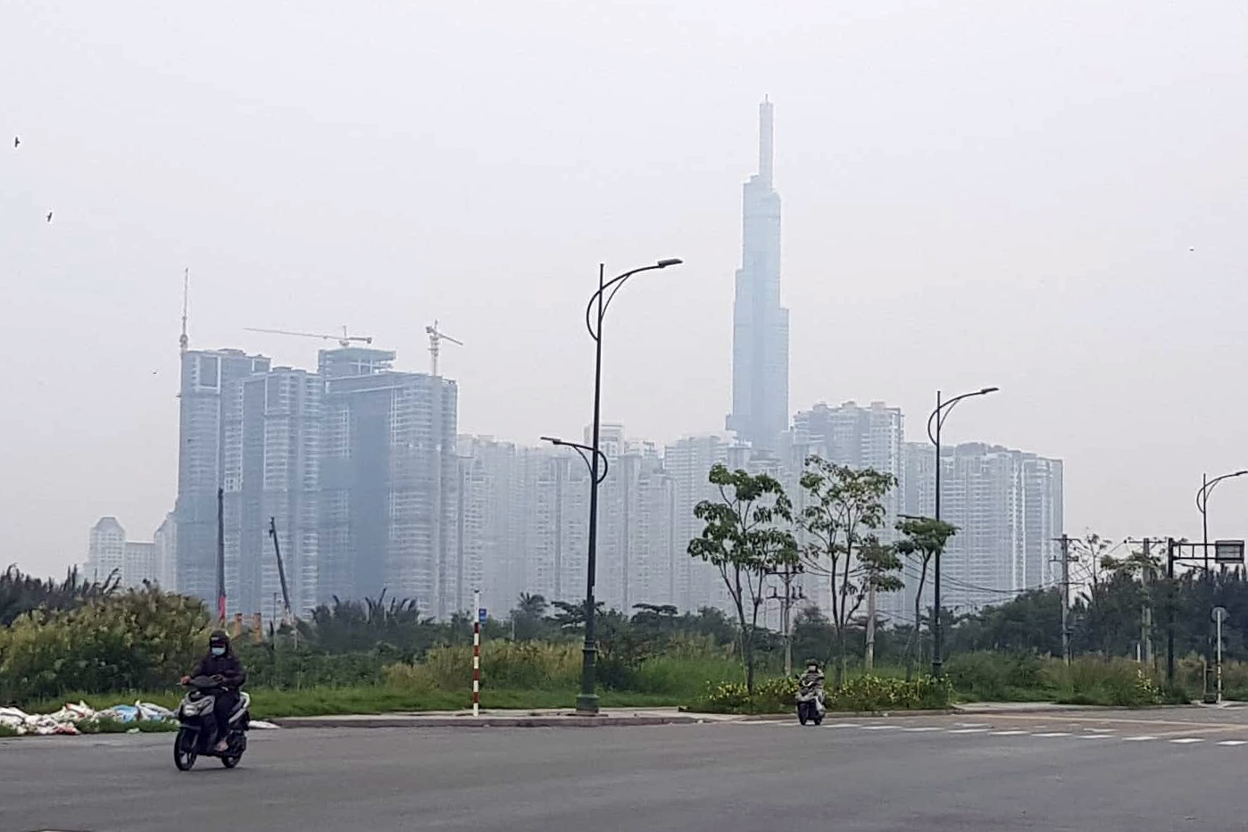 suong mu o TP.HCM anh 2