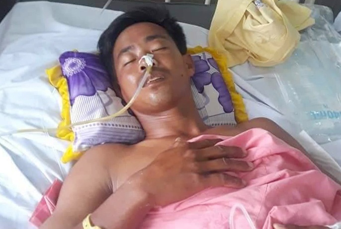 8X dung xung dien bat ca bi ban thung bung hinh anh