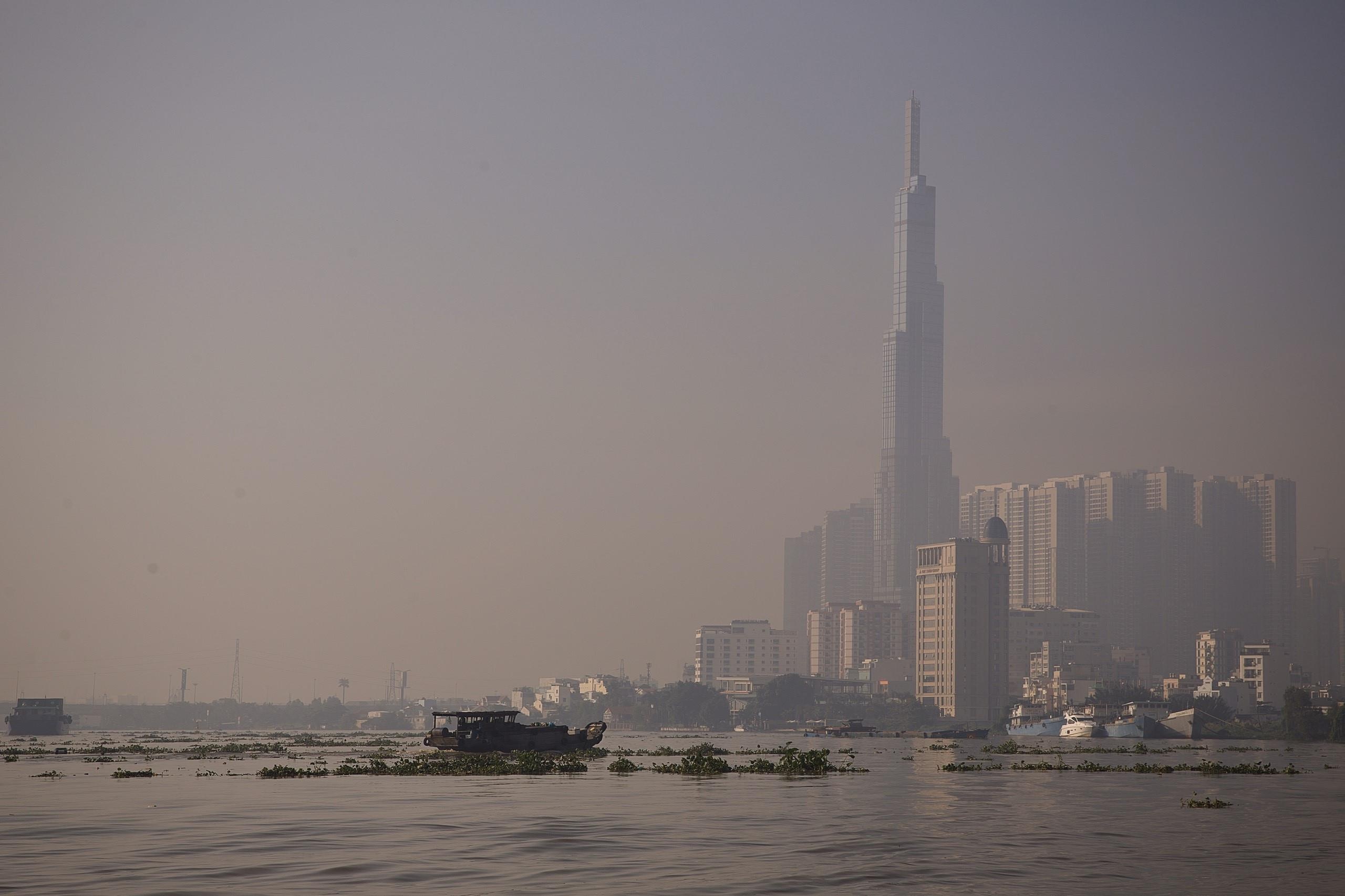 TP.HCM lai chim trong suong mu day dac hinh anh