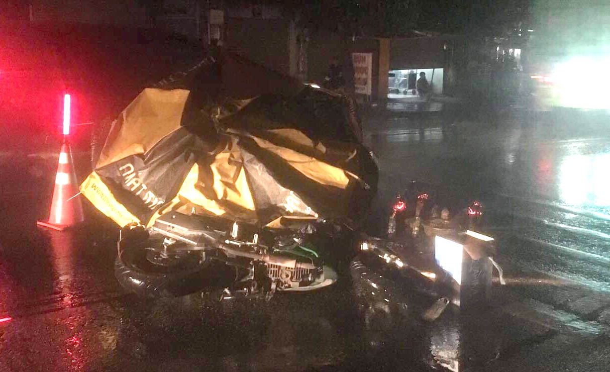 Truy tim tai xe oto bo tron sau tai nan chet nguoi hinh anh