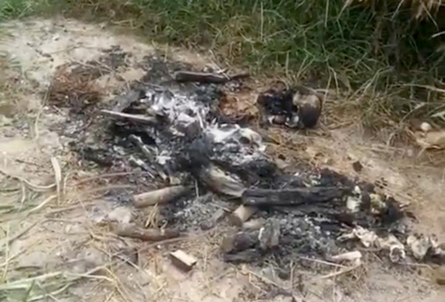 Vu nhieu doan xuong o nghia trang: Nghi van giet nguoi, dot xac hinh anh