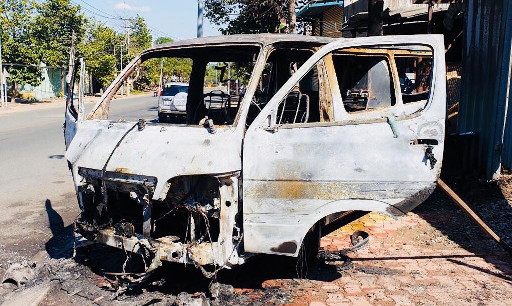 chay xe o binh duong anh 1