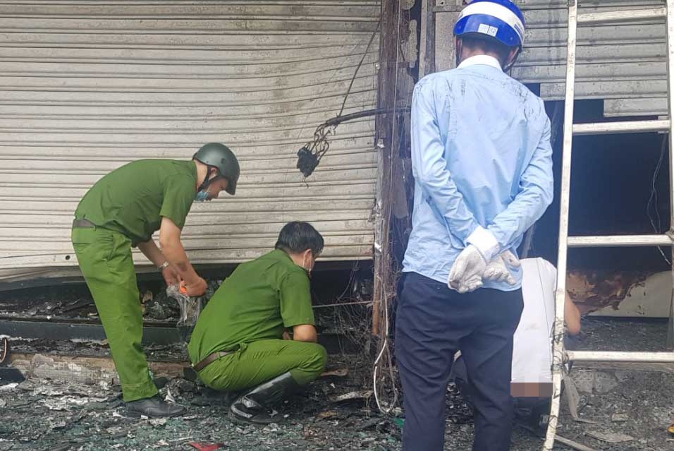 chay chi nhanh ngan hang o TP.HCM anh 1