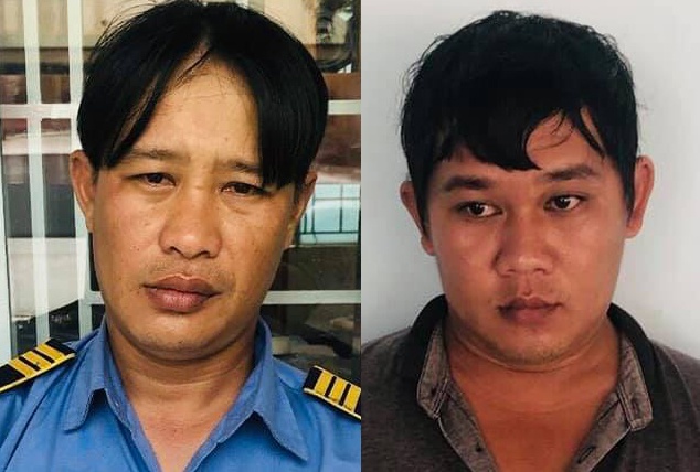 Hai nguoi dan ong lam gia ve so trung thuong hinh anh