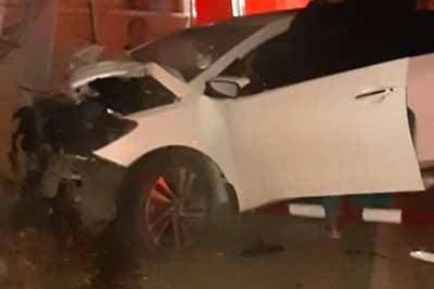 Bang trom gay tai nan tren duong chay tron hinh anh