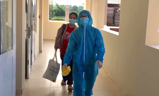 12 nguoi tron cach ly o Ba Ria - Vung Tau da ve Go Vap hinh anh