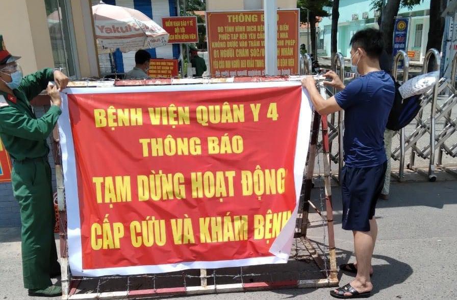 Benh vien Quan doan 4 tam dung tiep nhan benh nhan hinh anh