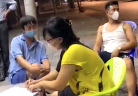 Nhom nguoi vi pham Chi thi 16, lang ma luc luong chong dich hinh anh