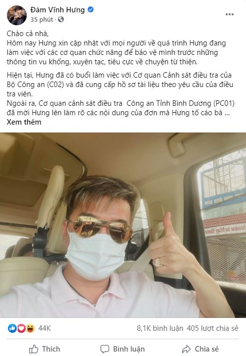 Dam Vinh Hung to ba Nguyen Phuong Hang anh 1