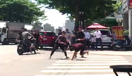 Hon chien sau va cham xe o TP Thu Duc anh 1