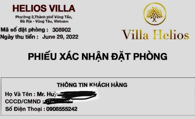 Cong an vao cuoc vu hang tram nguoi bi lua tien coc thue Helios Villa hinh anh