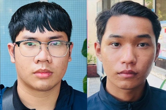 Cong an TP Thu Duc bat 6 'hiep si' cuong doat tien cua nguoi di duong hinh anh