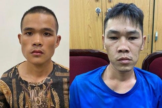 Truy duoi 2 doi tuong cuop giat day chuyen cua phu nu o Ha Noi hinh anh