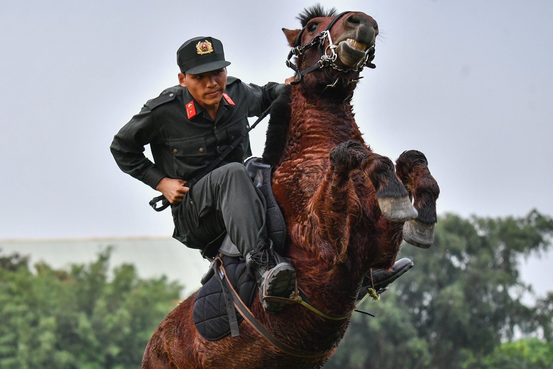 Doan Canh sat co dong ky binh dau tien o TP.HCM hinh anh