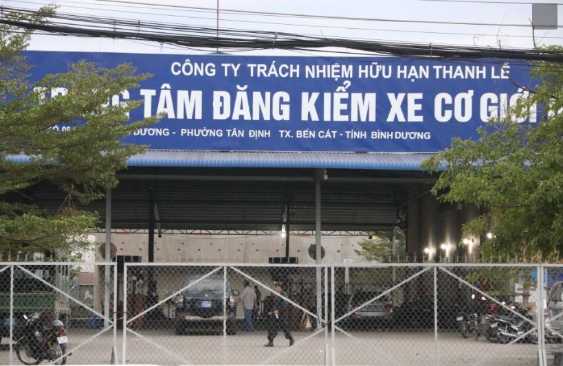 Cong an phong toa trung tam dang kiem o Binh Duong hinh anh