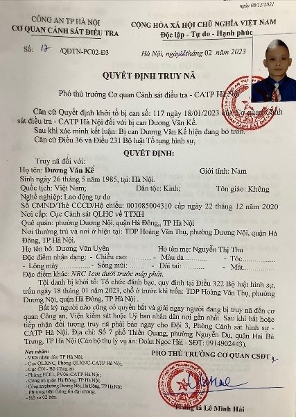 To chuc danh bac anh 1