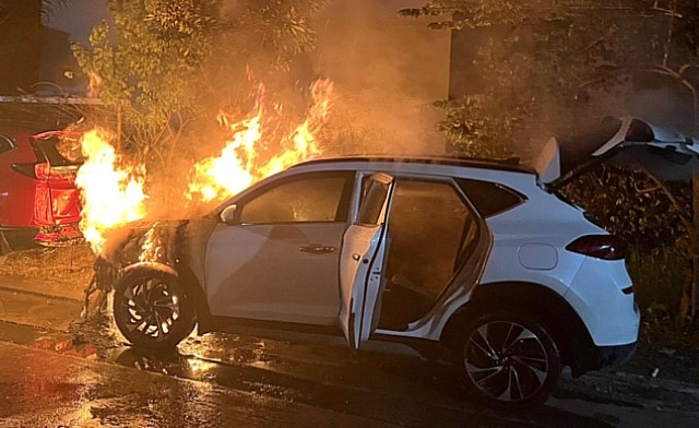 Dieu tra vu no oto khien mot phu nu bi thuong o TP.HCM hinh anh