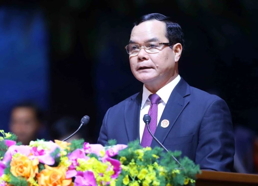 Ong Nguyen Dinh Khang tai dac cu Chu tich Tong Lien doan Lao dong hinh anh