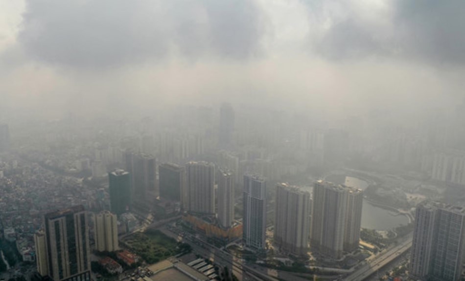 O nhiem khong khi o Ha Noi xep thu 3 the gioi do khoi thai oto, xe may hinh anh