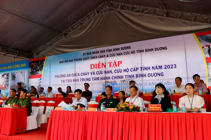 Binh Duong dien tap PCCC anh 1