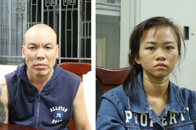 Cap vo chong ban ma tuy giau sung trong nha hinh anh