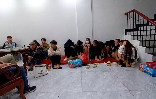 Mo tiec sinh nhat bang ma tuy trong khu do thi hang sang o Hung Yen hinh anh