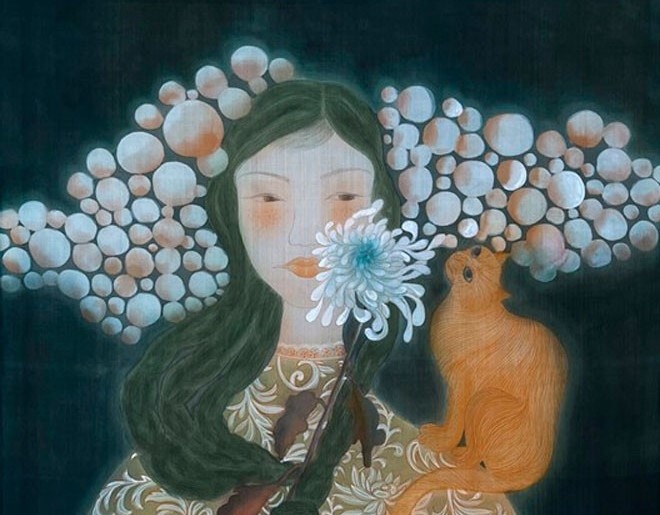 Hanh trinh tim ve dep cua cap vo chong hoa si hinh anh