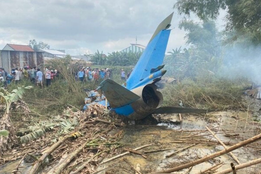 Phi cong Su-22 roi o Quang Nam ke giay phut sinh tu hinh anh