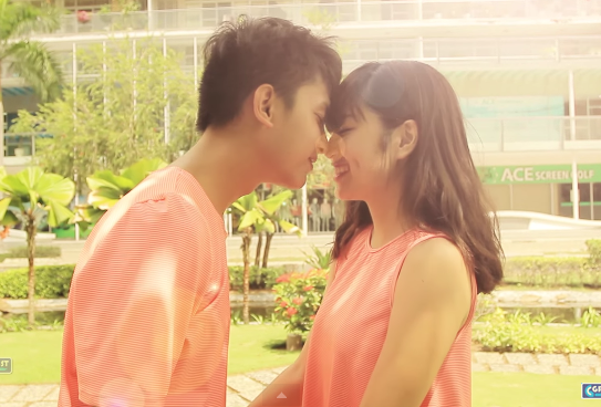 Clip tinh yeu lang man cua cap doi 9X Sai thanh hinh anh